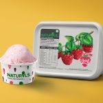 Rasberry Ice Cream Container