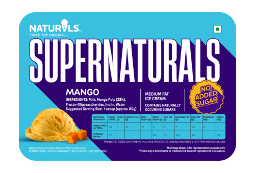 Naturals Mango Icecream